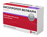 Купить бисопролол-велфарм, таблетки, покрытые пленочной оболочкой 10мг, 50 шт в Заволжье