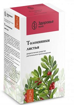 Толокнянки листья, фильтр-пакеты 1,5г, 20 шт