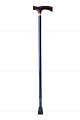 Трость AMCТ25 телескопическая металлическая с ортопедической рукояткой, синяя