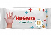 Купить huggies (хаггис) салфетки влажные для детей all over clean 56 шт в Заволжье