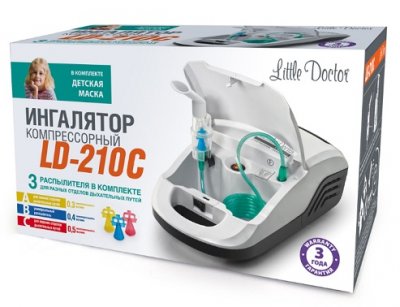 Купить ингалятор компрессорный little doctor (литл доктор) ld-210c в Заволжье