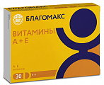 Купить благомакс витамины а и е, капсулы 30шт бад в Заволжье