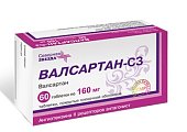 Купить валсартан-сз, таблетки, покрытые пленочной оболочкой 160мг, 60 шт в Заволжье