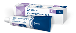Купить клотримазол-вертекс, мазь для наружного применения 1%, 20г в Заволжье