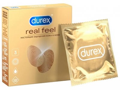 Купить durex (дюрекс) презервативы real feel 3шт в Заволжье