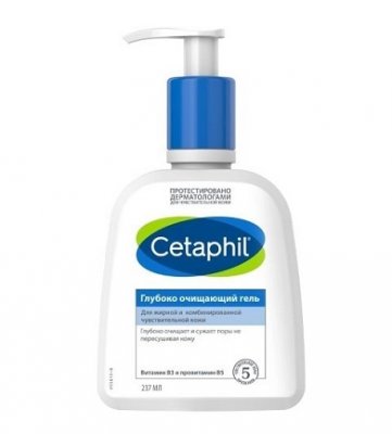 Купить cetaphil (сетафил) гель глубоко очищающий, 237мл в Заволжье