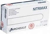 Купить перчатки archdale nitrimax смотровые нитриловые нестерильные неопудренные текстурные размер хs, 100 шт белые в Заволжье