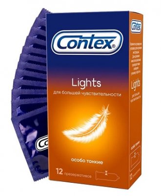 Купить контекс презервативы lights особо тонкие №12 (авк полифарм, соединенное королевство) в Заволжье