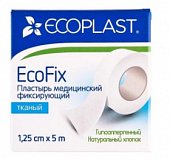 Купить ecoplast ecoplast медицинский фиксирующий тканый 1,25см х 5м в Заволжье