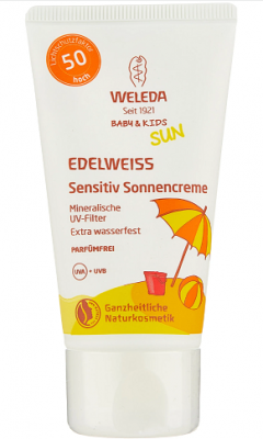 Купить weleda (веледа) крем солнцезащитный для младенцев и детей 50 мл spf50 в Заволжье