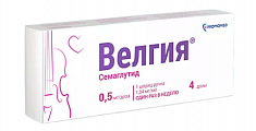 Купить велгия, раствор для подкожного введения 0.5 мг/доза 1,5мл шприц-ручка 1шт с иглами 5шт в Заволжье