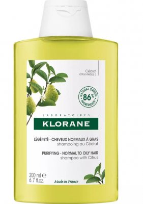 Купить klorane (клоран) шампунь тонизирующий с мякотью цитрона, 200мл в Заволжье