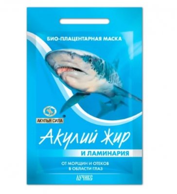 Купить акулья сила акулий жир маска для глаз плацентарная ламинария 1шт в Заволжье