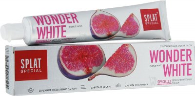 Купить сплат (splat) зубная паста специал wonder white отбеливающая мятный вкус, 75мл в Заволжье