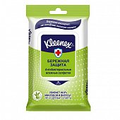 Купить kleenex (клинекс) салфетки влажные антибактериальные 10шт в Заволжье