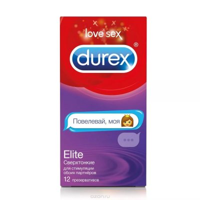 Купить durex (дюрекс) презервативы elite emoji, 12 шт в Заволжье