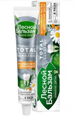 Купить лесной бальзам зубная паста тройной эффект с ромашкой, 75мл в Заволжье