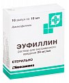 Купить эуфиллин, раствор для внутривенного введения 24мг/мл, ампулы 10мл, 10 шт в Заволжье