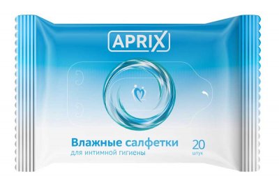 Купить априкс (aprix) салфетки влажные для интимной гигиены 20шт в Заволжье