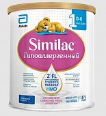Купить симилак (similac) гипоаллергенный 1, смесь молочная 0-6 мес, 375г в Заволжье