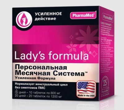 Купить lady's formula (леди-с формула) персональная месячная система усиленная формула, капсулы, 30 шт бад в Заволжье