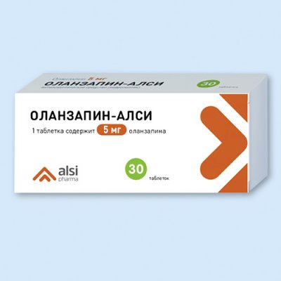 Купить оланзапин-алси, таблетки 5мг, 30 шт в Заволжье