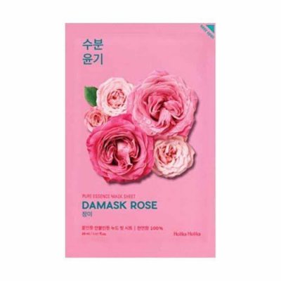 Купить holika holika (холика холика) тканевая маска для лица увлажняющая дамасская роза pure essence, 20мл в Заволжье