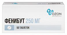 Купить фенибут, таблетки 250мг, 50 шт в Заволжье