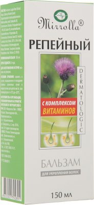 Купить мирролла репейное бальзам для укрепления волос комплекс витаминов 150 мл в Заволжье
