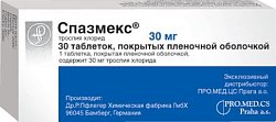 Купить спазмекс, таблетки, покрытые пленочной оболочкой 30мг, 30 шт в Заволжье