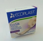 Купить ecoplast ecosilk медицинский фиксирующий текстильный 1,25см х 5м в Заволжье