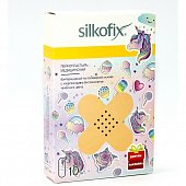 Купить silkofix (силкофикс) пластырь полимерная основа с хлоргексидином 1,9х7,2см, 10 шт единорог в Заволжье