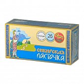 Купить чай сибирская ласточка, фильтр-пакет 1,5г, 26 шт бад в Заволжье