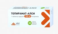 Купить топирамат, таблетки, покрытые пленочной оболочкой 100мг, 30 шт в Заволжье