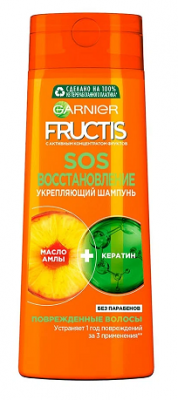 Купить garnier fructis sos (гарньер фруктис) шампунь восстановление 400мл в Заволжье