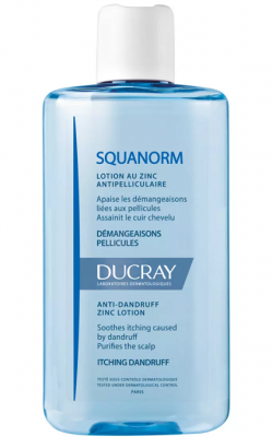 Купить дюкрэ скванорм (ducray squanorm) лосьон против перхоти для жирной кожи 200мл в Заволжье