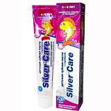Silver Care (Сильвер Кеа) зубная паста детская с серебром для девочек 3-6лет, 50мл