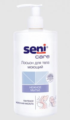 Купить seni care (сени кеа) лосьон для тела моющий для сухой кожи поддерживающий жировой баланс 500 мл в Заволжье