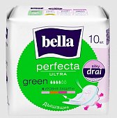 Купить bella (белла) прокладки perfecta ultra green супертонкие 10 шт в Заволжье