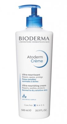Купить bioderma atoderm (биодерма атодерм) крем для лица и тела с помпой 500мл в Заволжье