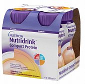 Купить nutridrink (нутридринк) компакт протеин со вкусом персика и манго 125мл, 4 шт в Заволжье