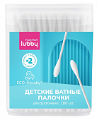 Купить mama lubby (мама лабби) ватные палочки детские ультратонкие 180шт, 29852 в Заволжье