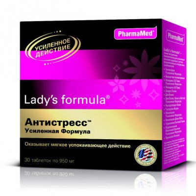 Купить lady's formula (леди-с формула) антистресс усиленная формула, таблетки 30шт бад в Заволжье