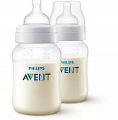 Купить avent (авент) бутылочка для кормления anti-colic 1 месяц+ 260 мл 2 шт scf103/02 в Заволжье