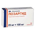 Купить лозаргид, таблетки покрытые пленочной оболочкой 25мг+100мг, 30 шт в Заволжье