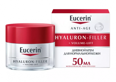 Купить эуцерин (eucerin hyaluron-filler+volume-lift (эуцерин) крем для лица для нормальной комбинированной кожи дневной 50 мл в Заволжье