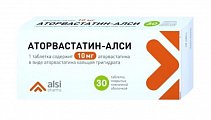 Купить аторвастатин-алси, таблетки, покрытые пленочной оболочкой 10мг, 30 шт в Заволжье