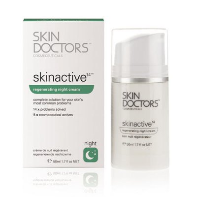 Купить skin doctors skinactive (скин докторс) крем для лица ночной регенирирующий, 500мл в Заволжье
