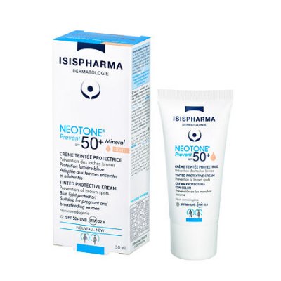 Купить isispharma (исис фарма) neotone prevent крем тонирующий защитный от пигментных пятен 30мл spf50+ в Заволжье