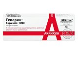 Купить гепарин-акрихин, гель для наружного применения 1000ме/г, 30г в Заволжье